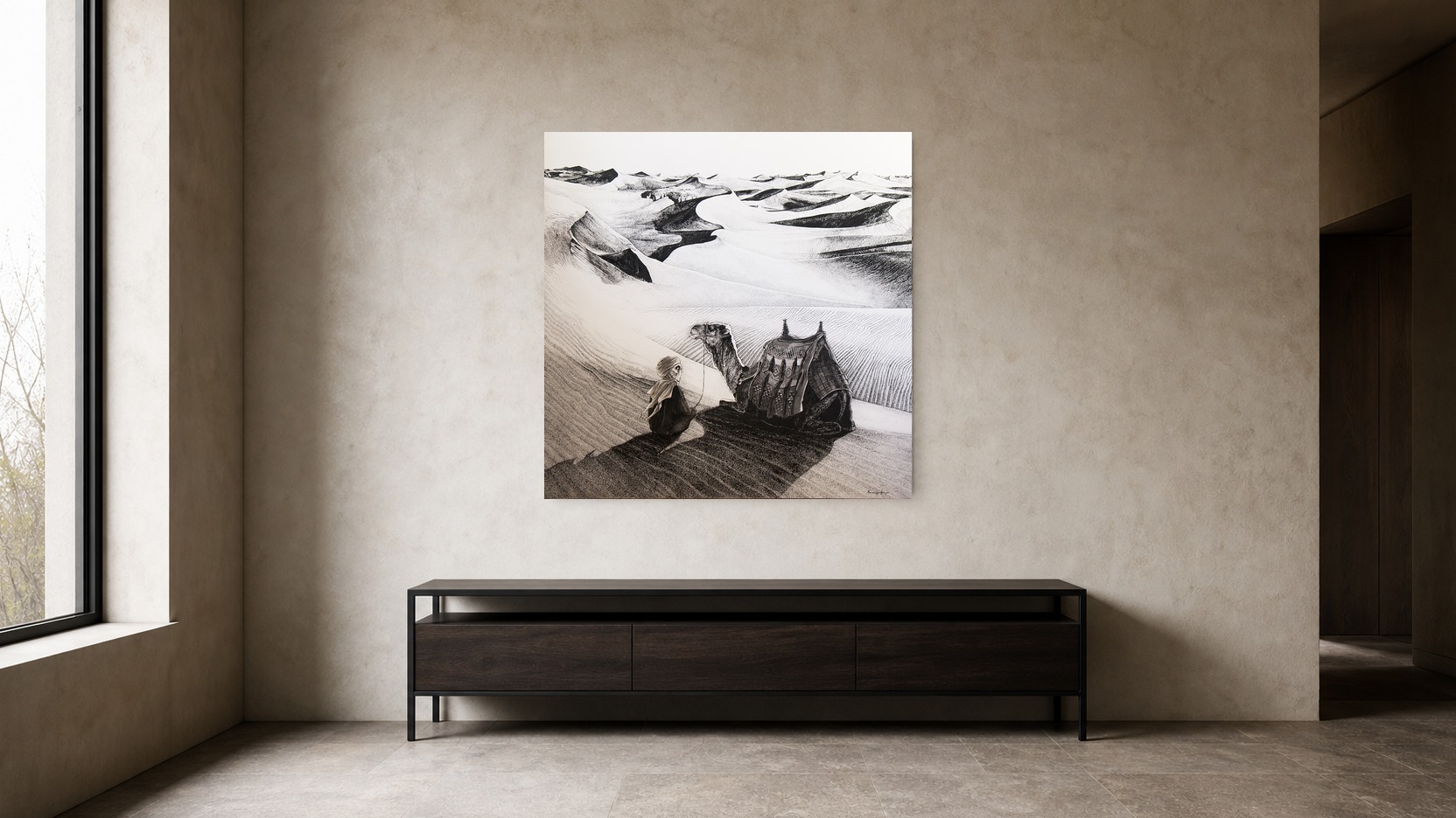 Voyager.Sands shown in an interior as a scale reference