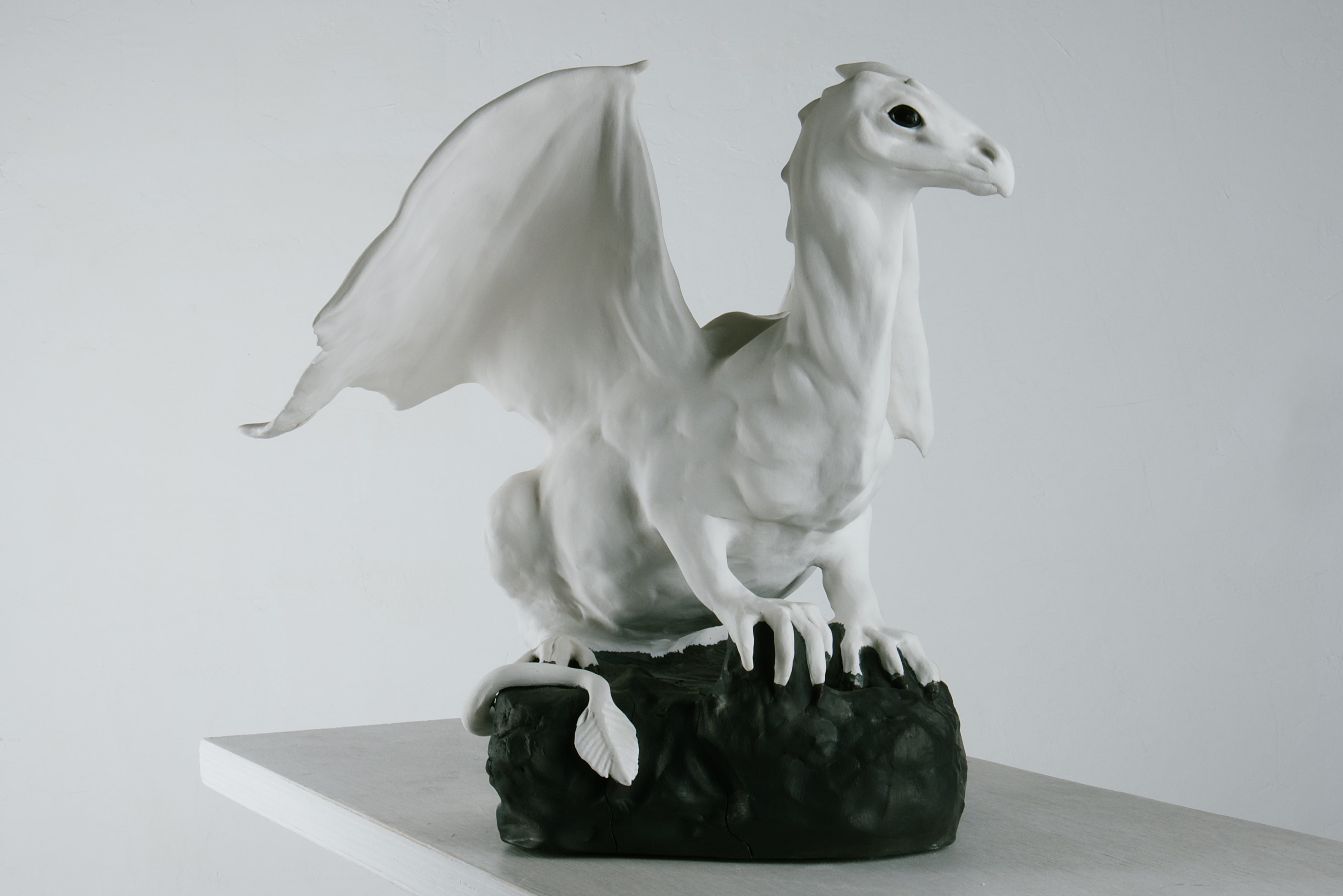 White dragon, detail 1